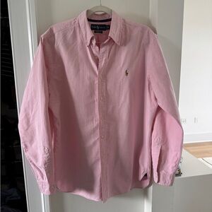 Ralph Lauren Pink Button Down Shirt